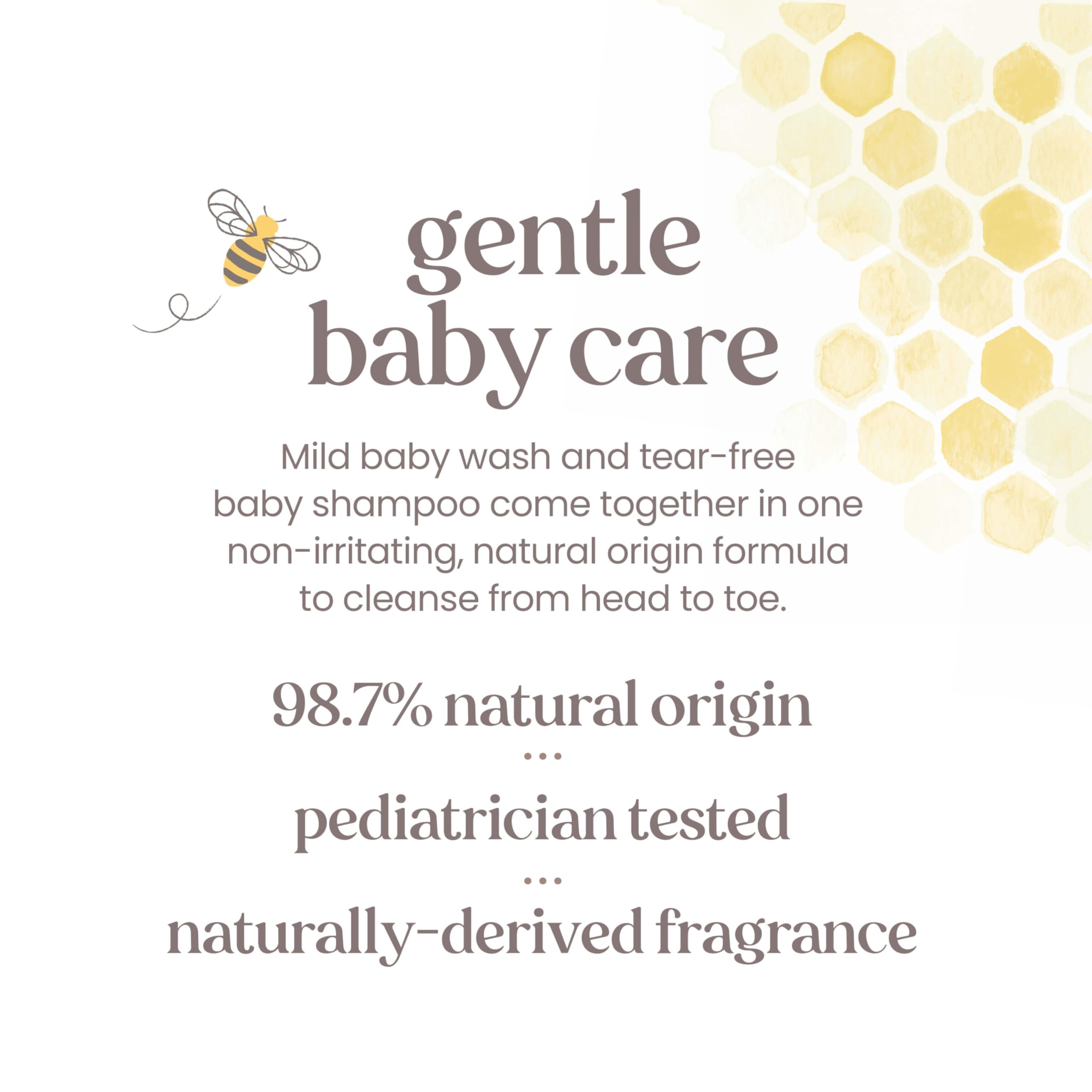 Foto 6 | Paquete De Champú Y Gel De Baño Burt's Bees Baby 360 Ml X3 - Venta Internacional.