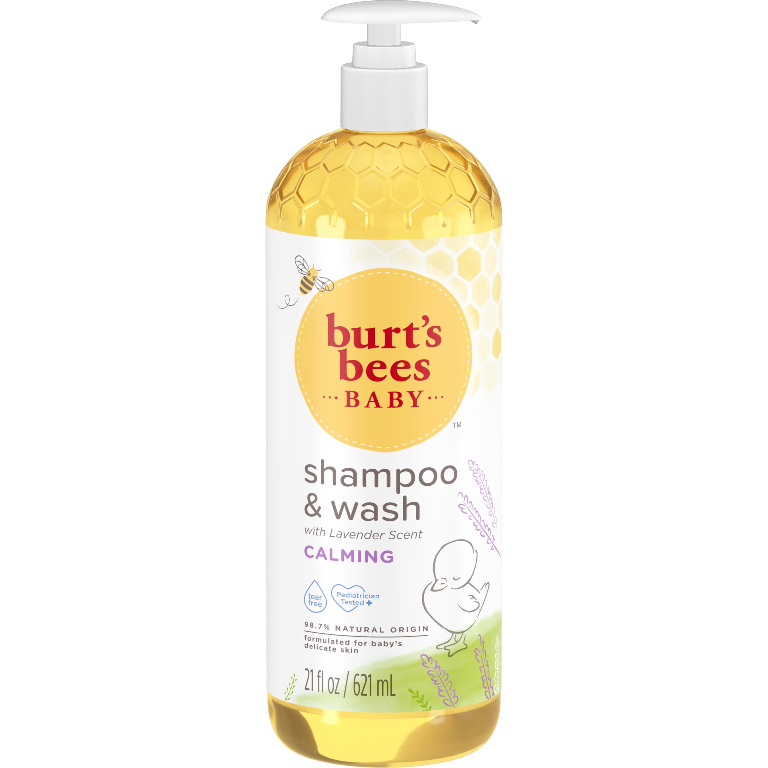 Champú Y Gel De Baño Burt's Bees Baby Con Lavanda 620 Ml - Venta Internacional.