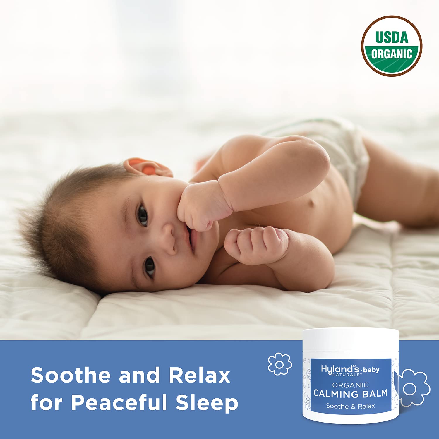 Foto 3 pulgar | Balm Hyland's Baby Organic Calmante Con Lavanda 50 Ml - Venta Internacional.