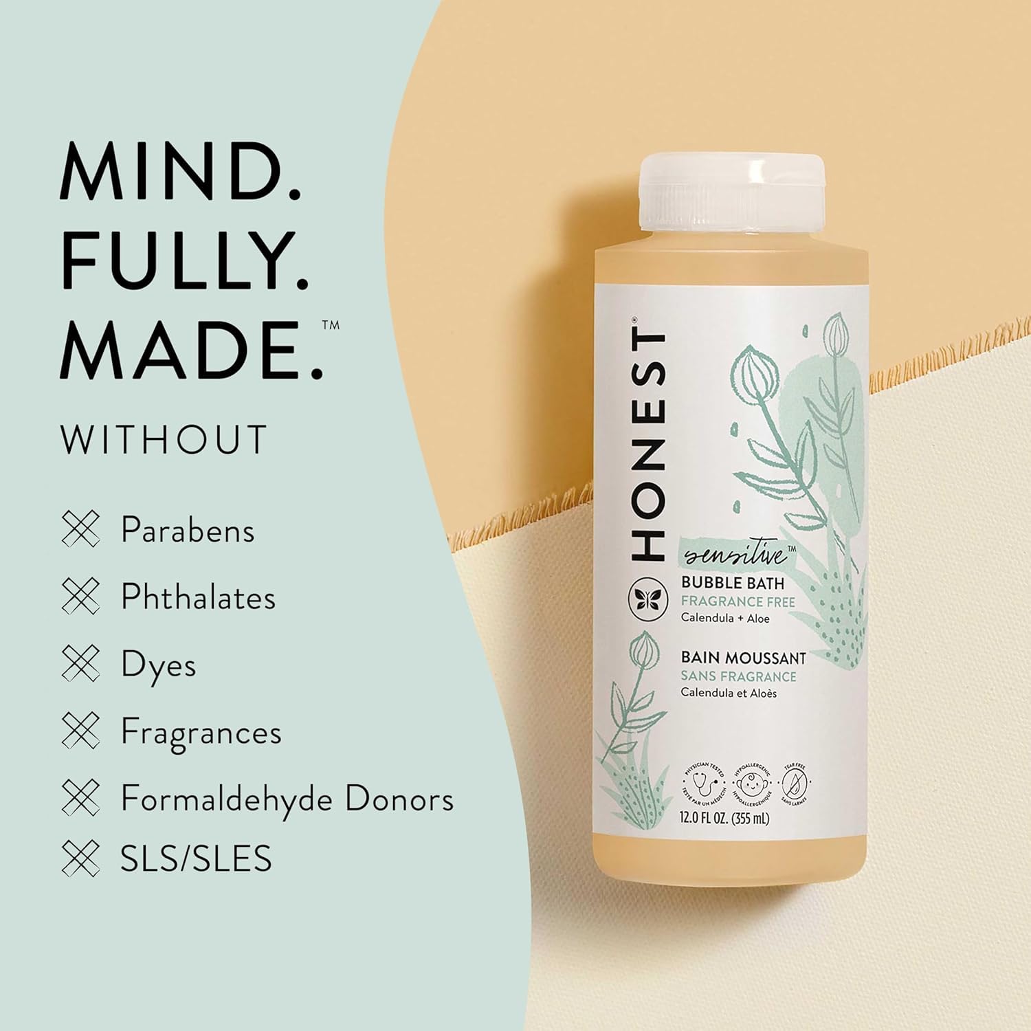 Foto 5 | Baño Espumoso De Burbujas The Honest Company, Sin Fragancia, 355 Ml - Venta Internacional.