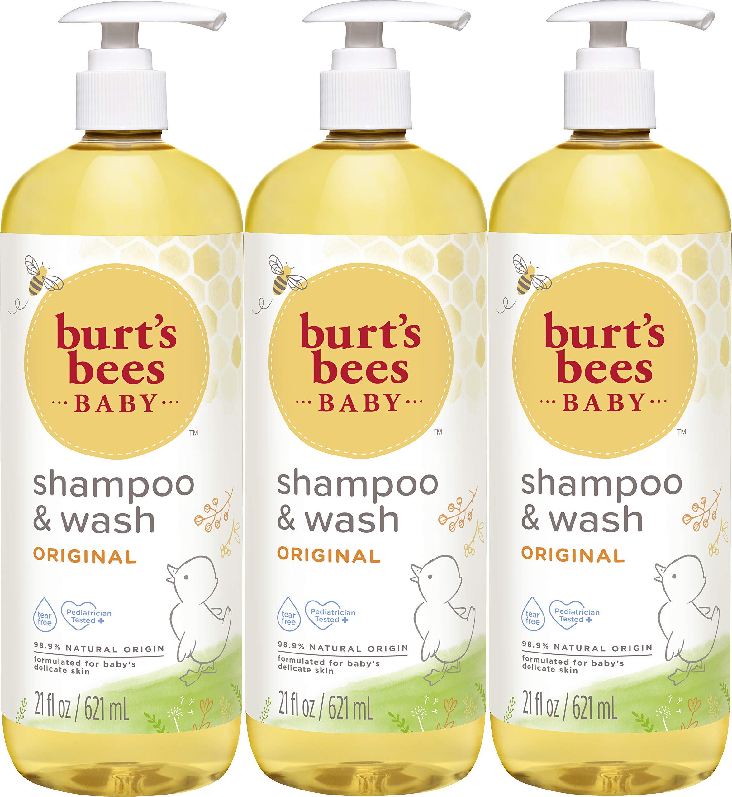Set De Champú Y Jabón Burt's Bees Baby 2 En 1  1 8 L  Paquete De 3 - Venta Internacional.