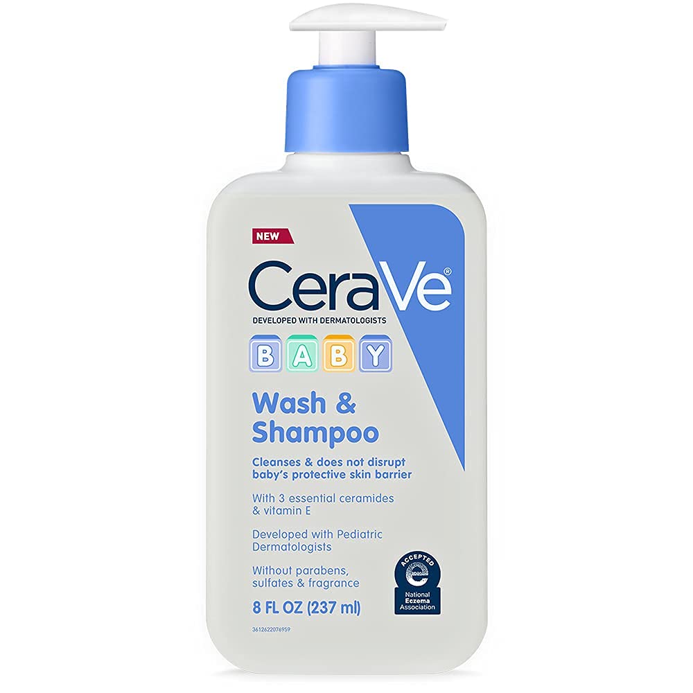 Jabón Y Champú Para Bebés Cerave Sin Fragancia  Parabenos Ni Sulfatos - Venta Internacional.