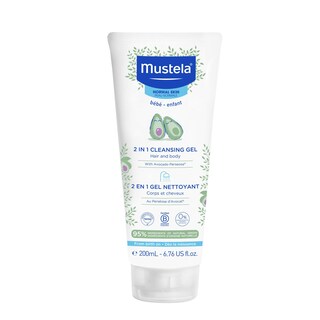 Foto 1 | Gel Limpiador Mustela Baby 2 En 1 Para Cuerpo Y Cabello Con Aguacate 200 Ml - Venta Internacional.