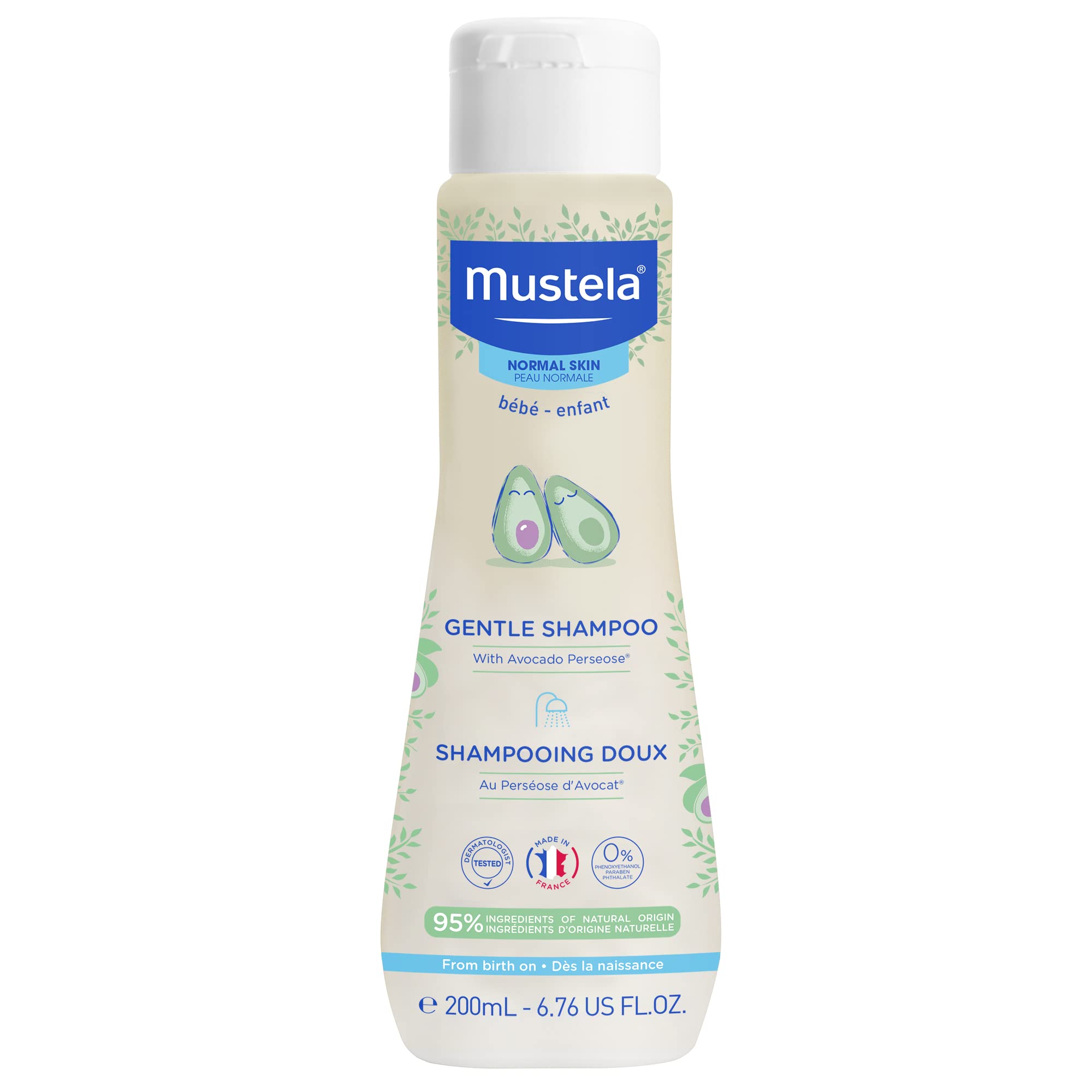 Foto 2 pulgar | Champú Mustela Baby Gentle Con Aguacate Natural 200 Ml - Venta Internacional.