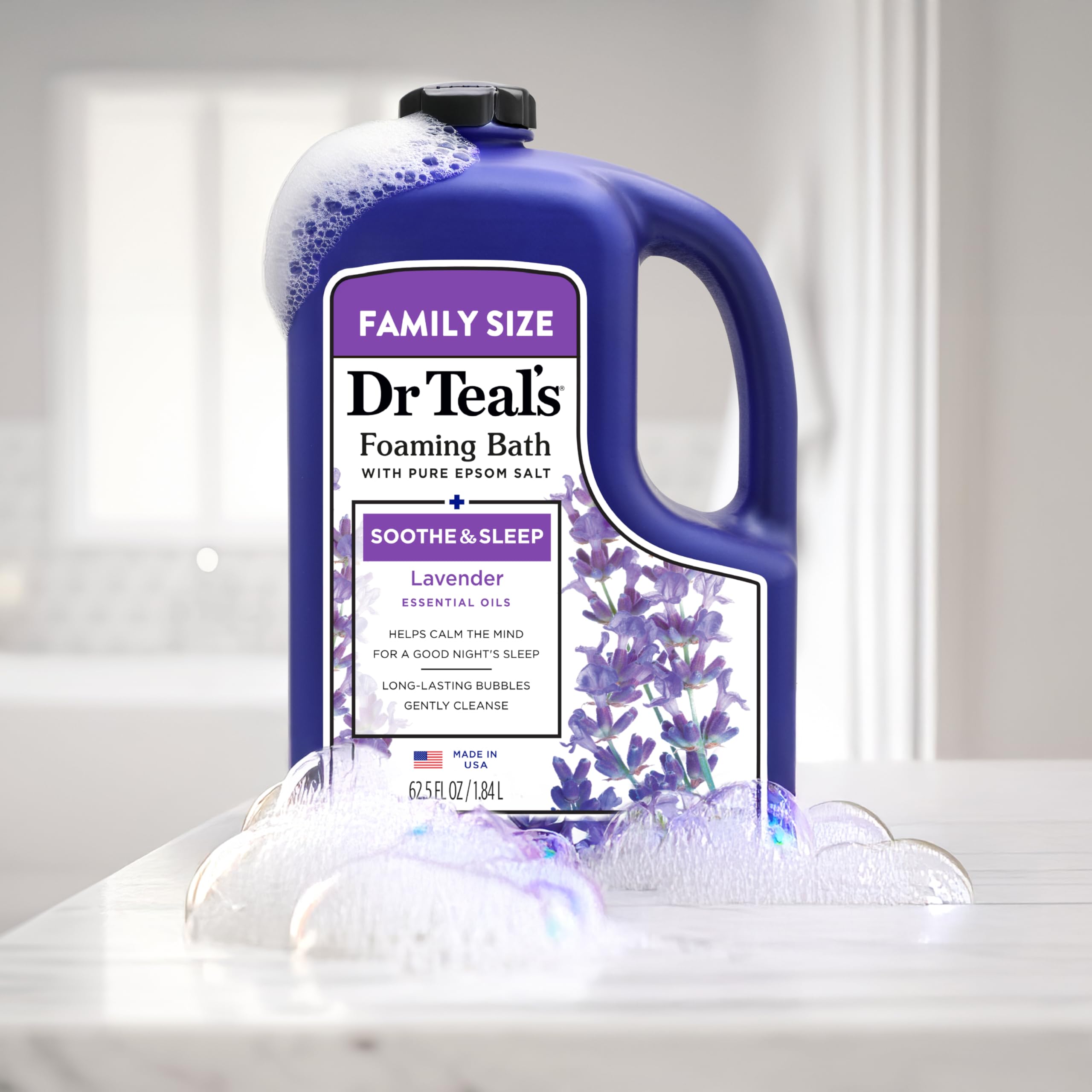 Foto 6 pulgar | Baño Espumoso Dr. Teal's Soothe & Sleep Con Lavanda  1 85 Litros - Venta Internacional.