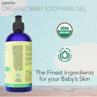 Foto 5 | Gel Calmante Pura D'or Organic Baby 473 Ml Con Aloe Vera Y Aceites - Venta Internacional.