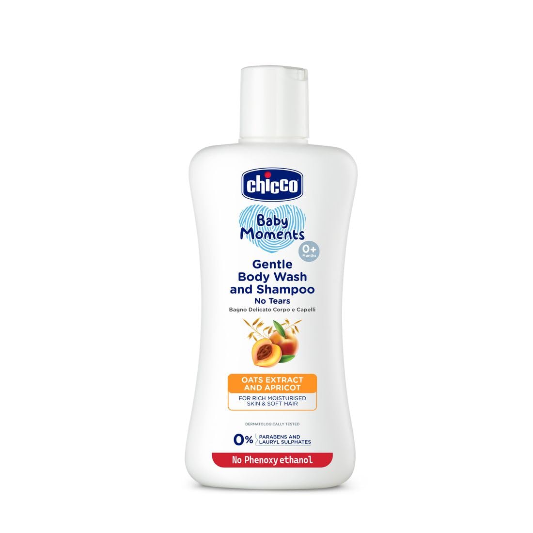 Gel de Baño y Shampoo Chicco Baby Moments 500 ml-Venta Internacional