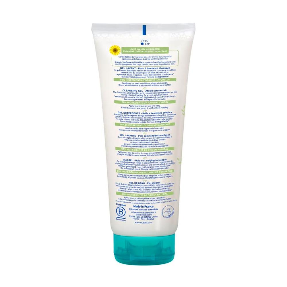 Foto 3 pulgar | Gel Lavante Mustela Stelatopia 200 Ml