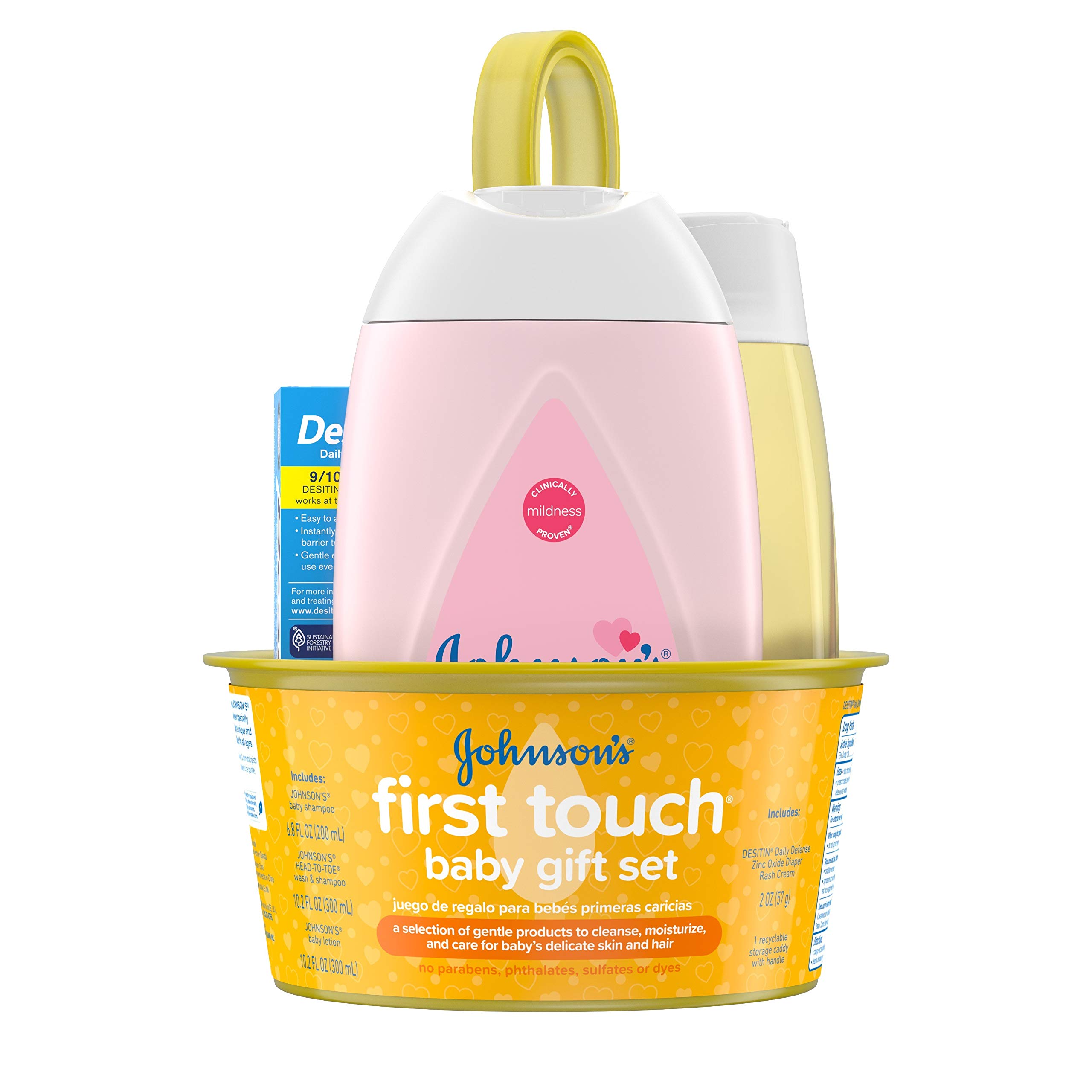 Set de Regalo para Bebé Johnson's First Touch  5 Artículos - Venta Internacional
