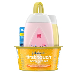 Foto 1 | Set de Regalo para Bebé Johnson's First Touch 5 Artículos - Venta Internacional