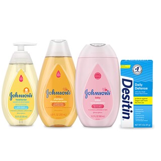 Foto 2 | Set de Regalo para Bebé Johnson's First Touch 5 Artículos - Venta Internacional