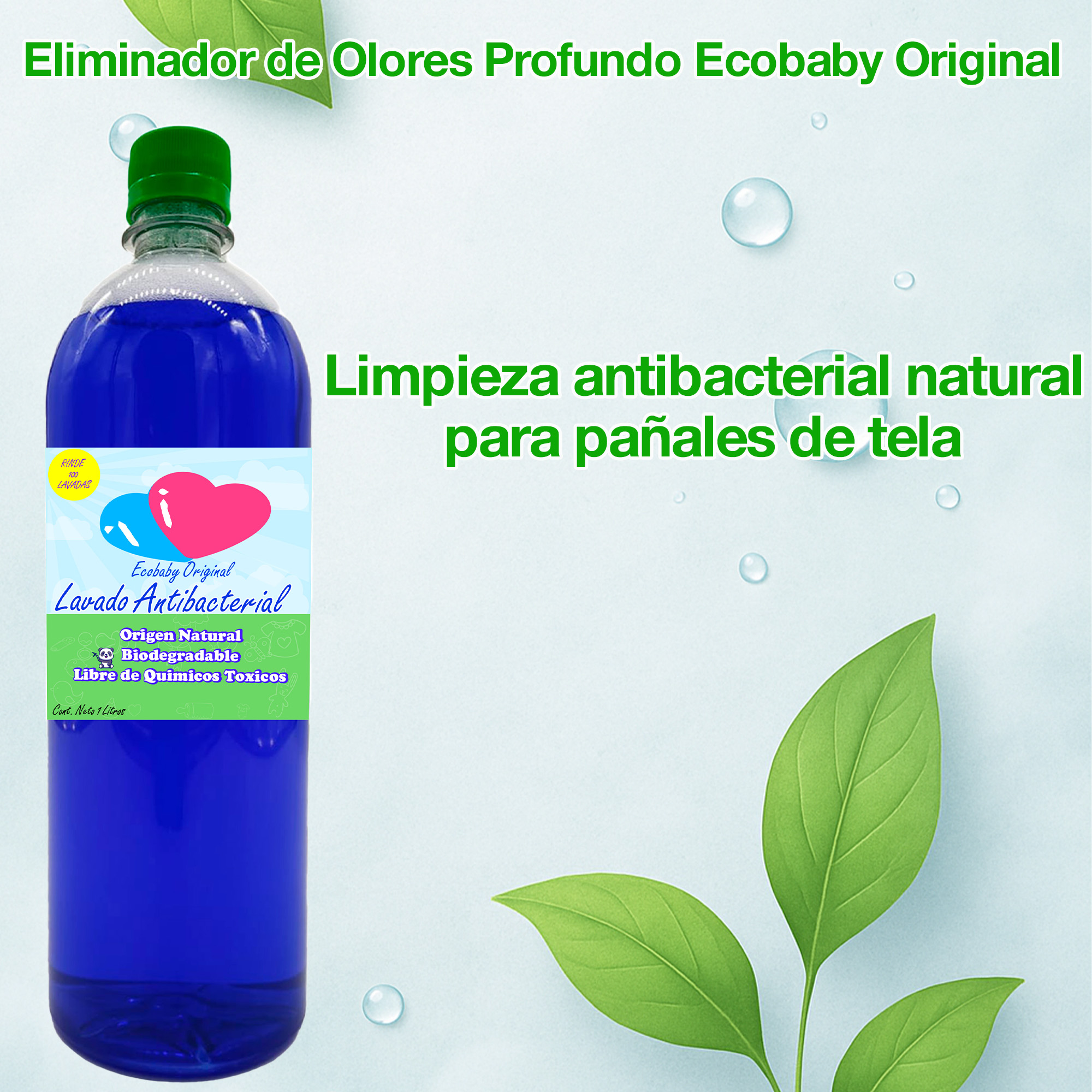 Foto 4 pulgar | Lavado Profundo Para Pañal Tela Ecologico Eliminador De Olores