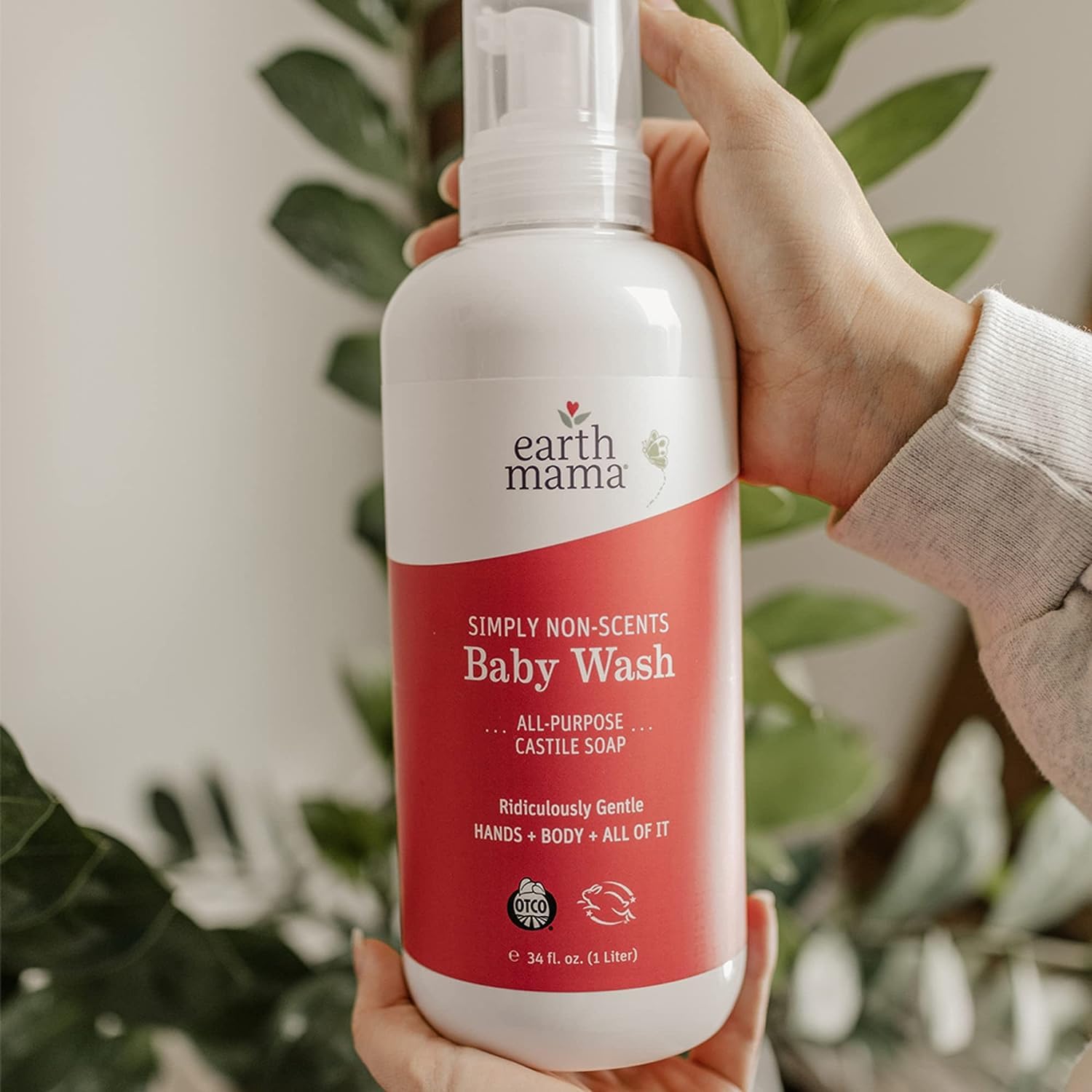 Foto 7 | Jabón Espumoso Para Manos Earth Mama Simply Non-scents, 1 Litro - Venta Internacional.
