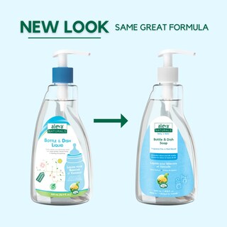 Foto 2 | Jabón Para Platos Aleva Naturals Hipoalergénico Para Botellas Y Lavavajillas 500 Ml - Venta Internacional.