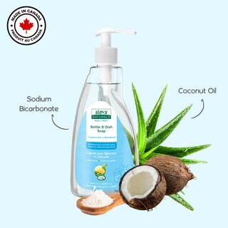 Foto 3 | Jabón Para Platos Aleva Naturals Hipoalergénico Para Botellas Y Lavavajillas 500 Ml - Venta Internacional.