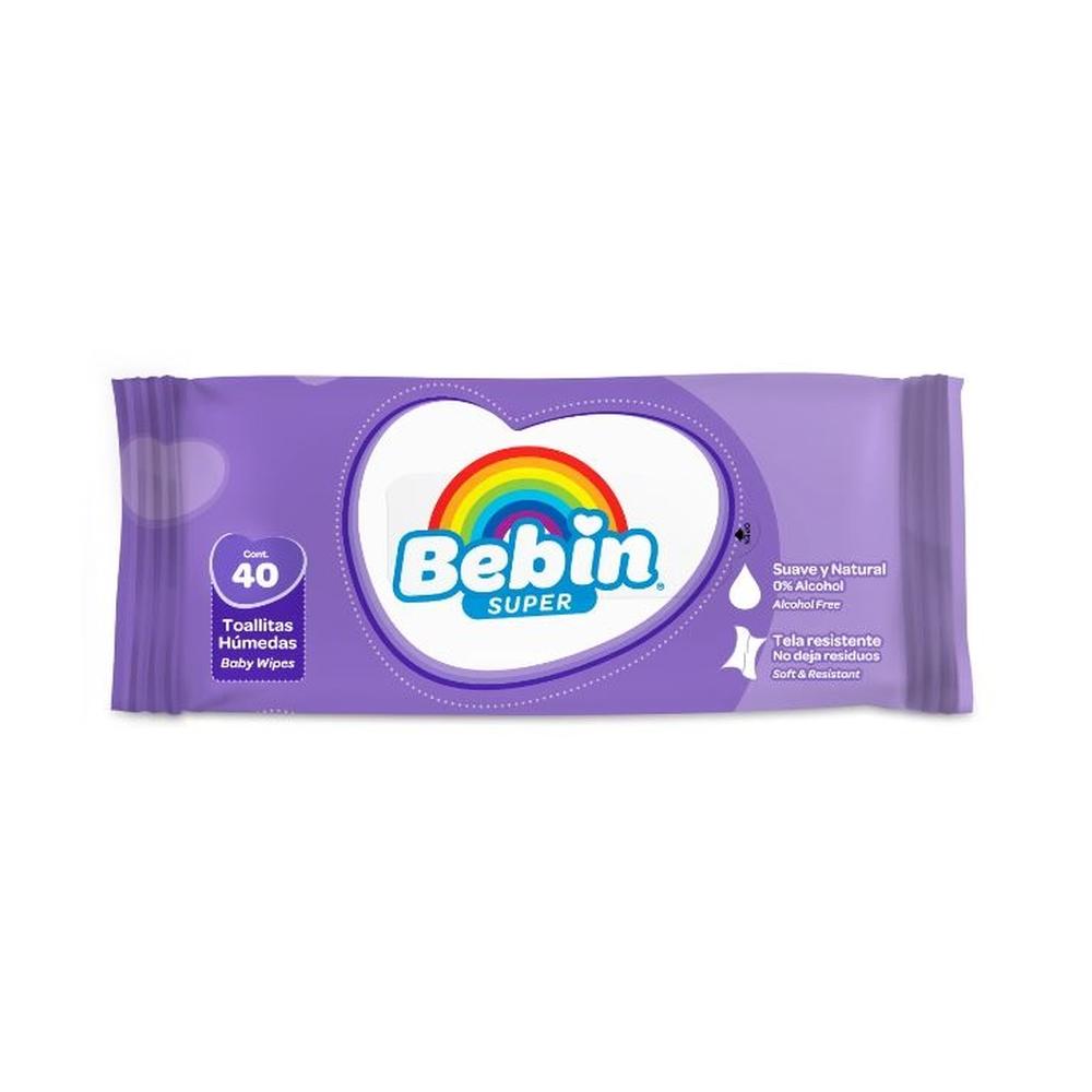 Toallitas Húmedas Bebin Super color Blanco para Bebé 960 PIEZAS