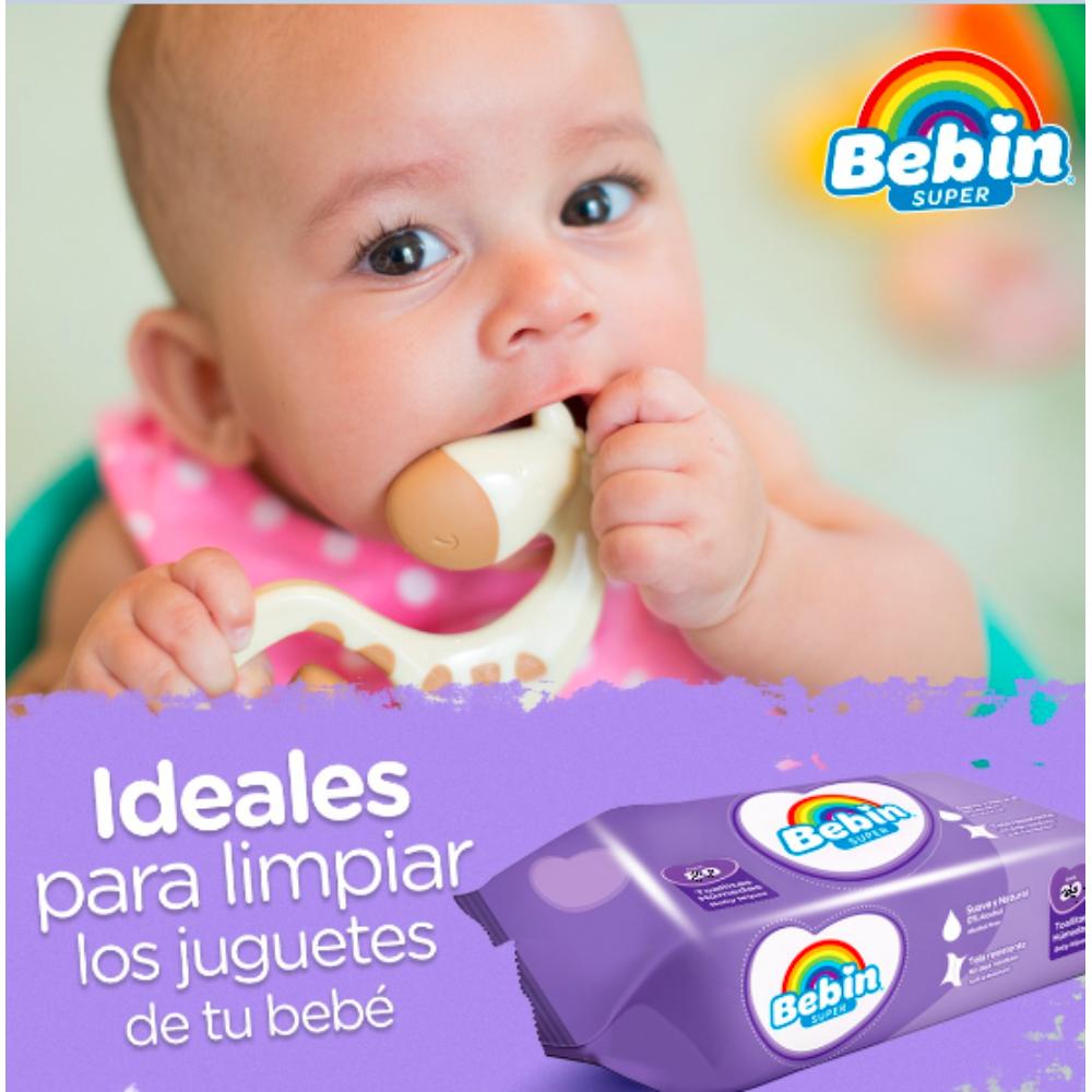 Foto 5 | Toallitas Húmedas Bebin Super color Blanco para Bebé 960 PIEZAS