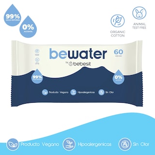 Foto 2 | Wipes Toallitas Húmedas Be Water Bebesit Caja 12 Paquetes
