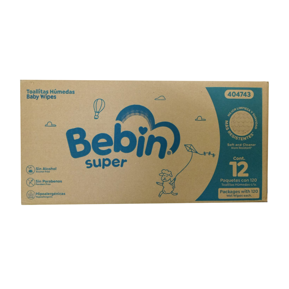 Toallitas Húmedas Bebin Super 1440pz 120x12