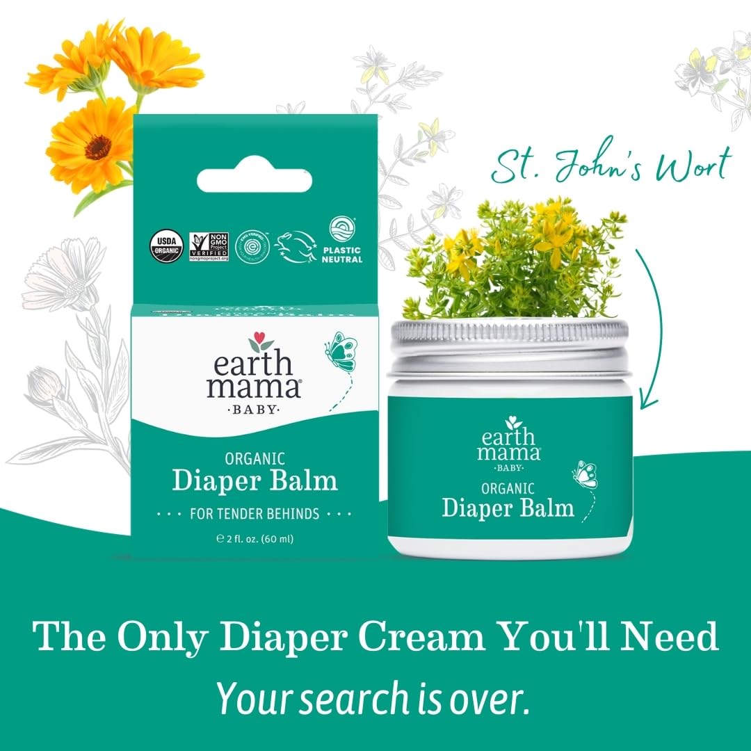 Foto 7 | Bálsamo Para Pañales Earth Mama Organic 60 Ml (paquete De 2) - Venta Internacional.