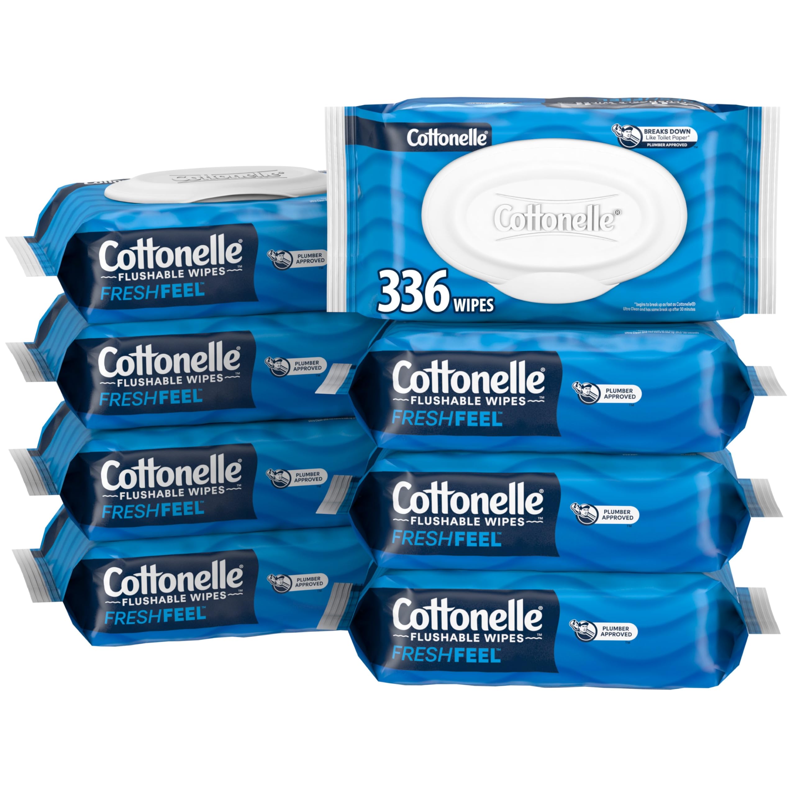 Foto 1 | Toallitas Húmedas Desechables Cottonelle Fresh Feel 336 - Venta Internacional.