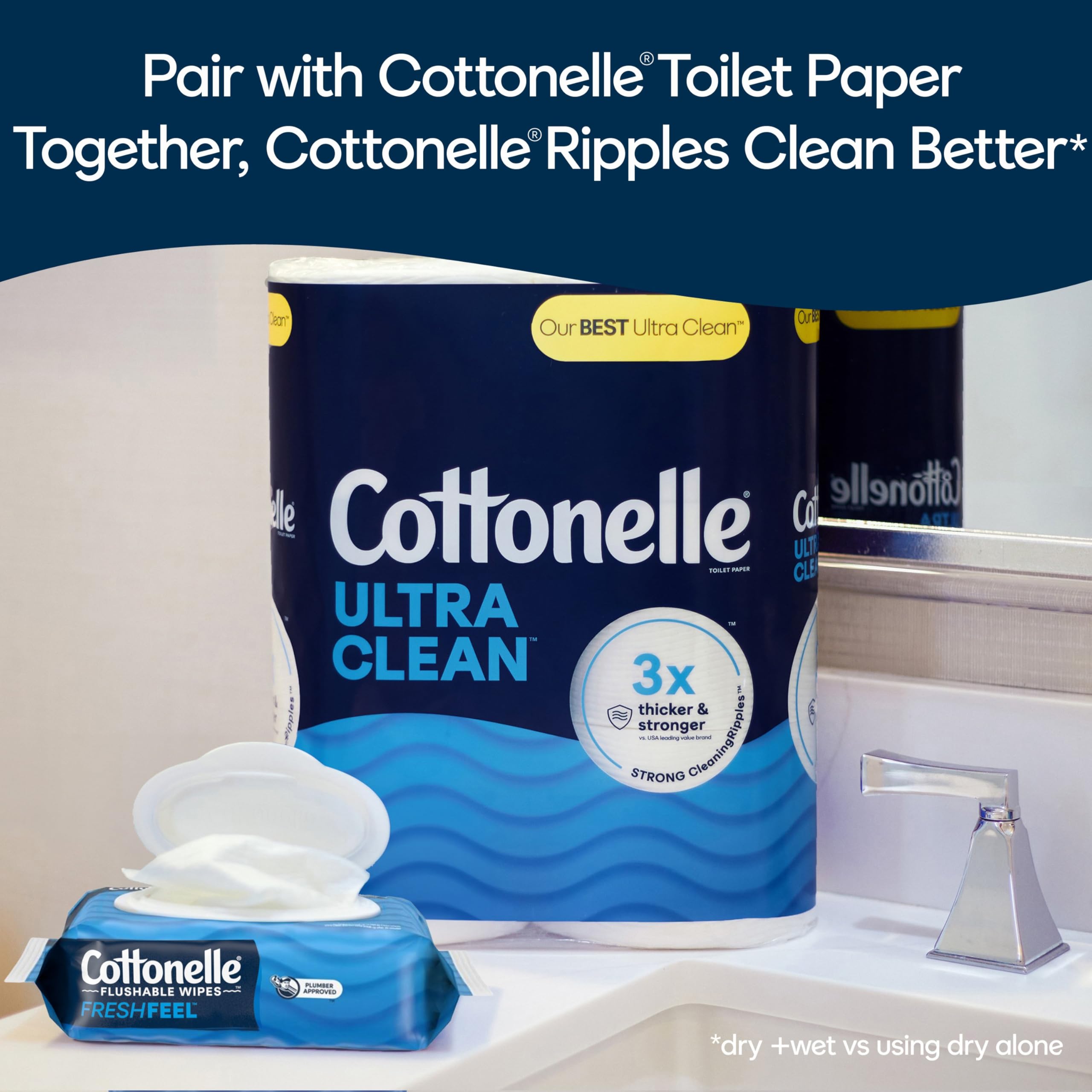 Foto 7 pulgar | Toallitas Húmedas Desechables Cottonelle Fresh Feel 336 - Venta Internacional.