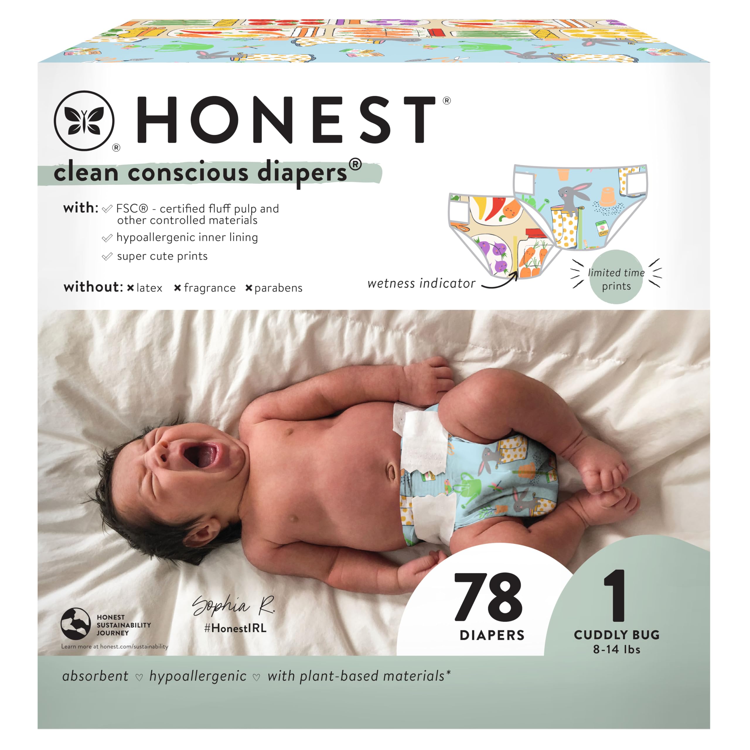 Los Pañales The Honest Company Limpian Y Cuidan La Piel Sensible - Venta Internacional.
