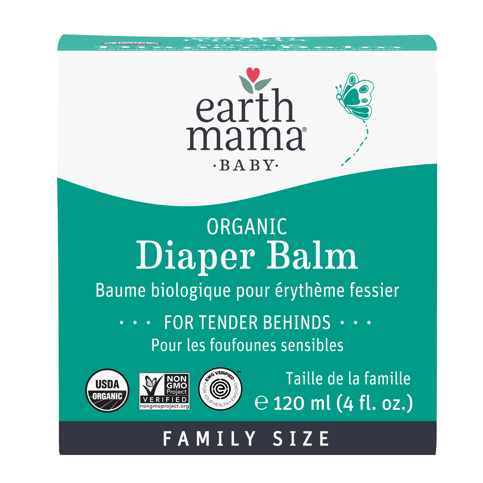 Foto 2 pulgar | Bálsamo Para Pañales Earth Mama Organic Economy 120 Ml Para Bebé - Venta Internacional.