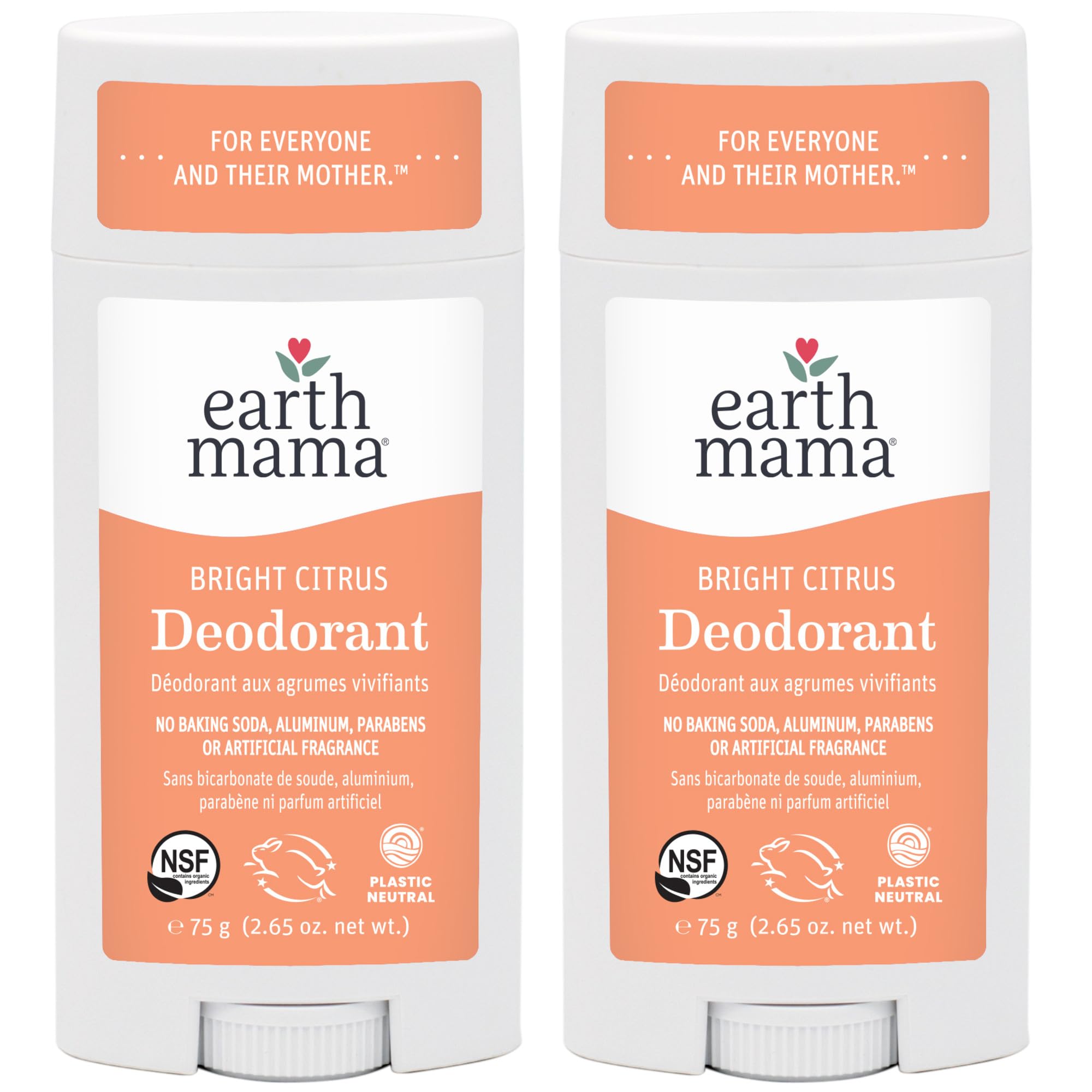 Foto 2 pulgar | Desodorante Earth Mama Bright Citrus, 78 Ml, Seguro Para Pieles Sensibles - Venta Internacional.
