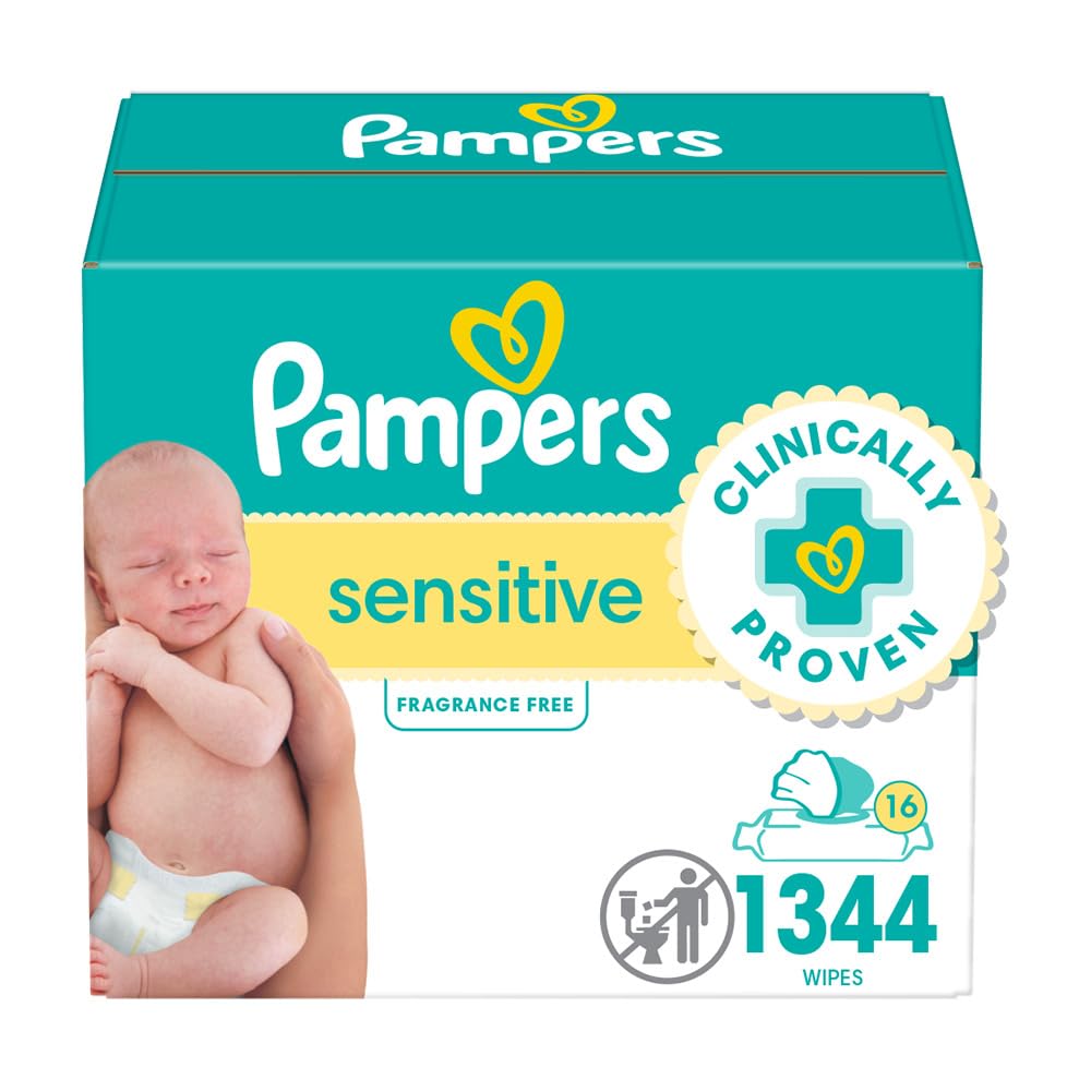 Foto 1 | Toallitas Para Bebés Pampers Sensitive A Base De Agua 1344 - Venta Internacional.