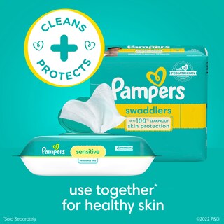 Foto 6 | Toallitas Para Bebés Pampers Sensitive A Base De Agua 1344 - Venta Internacional.