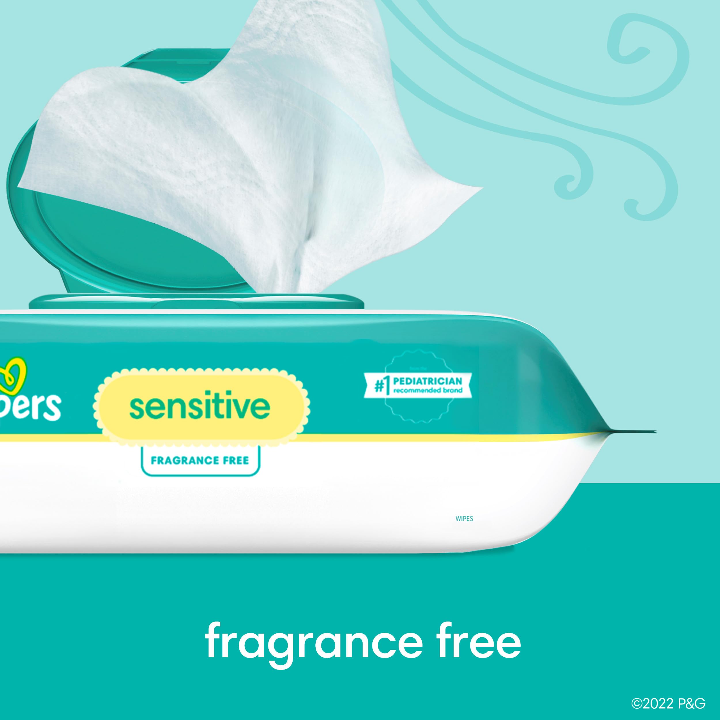 Foto 7 | Toallitas Para Bebés Pampers Sensitive A Base De Agua 1344 - Venta Internacional.