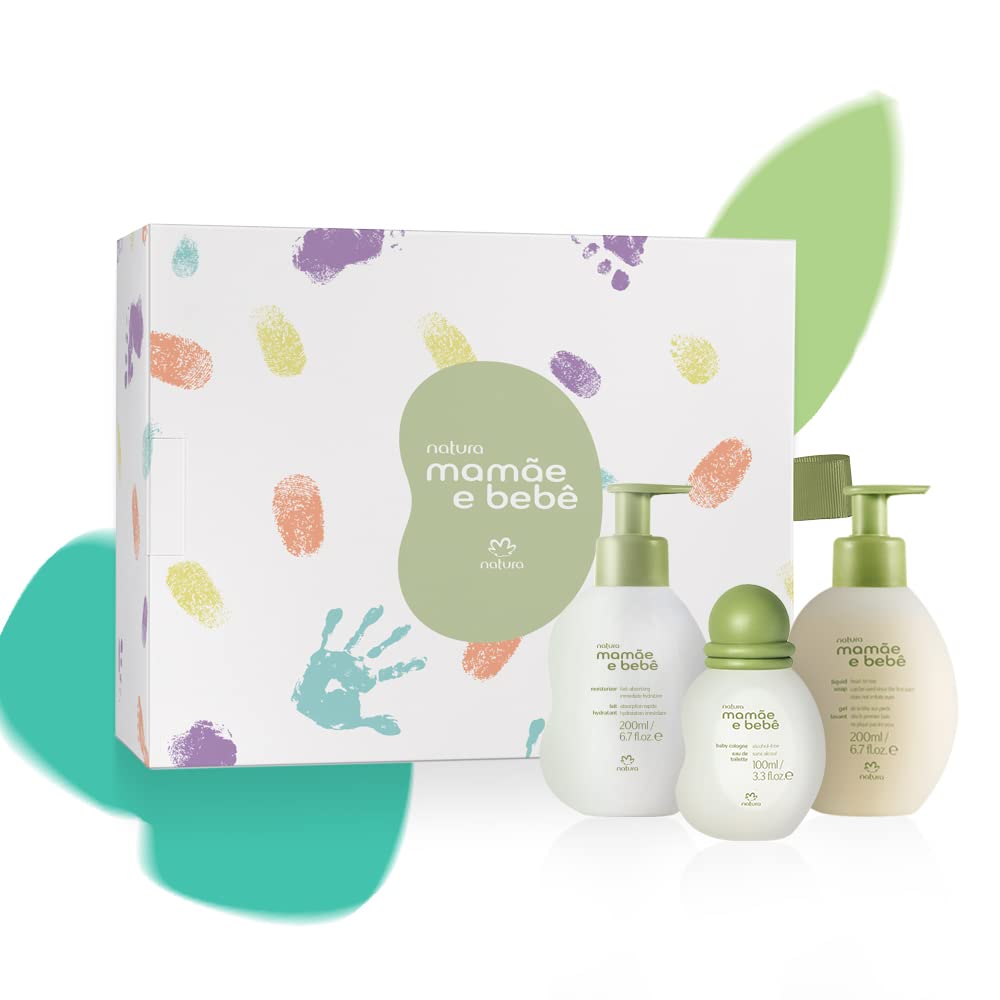 Foto 2 pulgar | Set De Regalo Natura Mamãe E Bebê Deluxe Para Bebés, Crema Hidratante, Colonia Y Jabón - Venta Internacional.