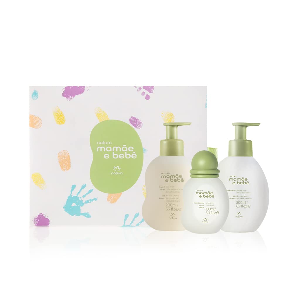 Foto 2 | Set De Regalo Natura Mamãe E Bebê Deluxe Para Bebés, Crema Hidratante, Colonia Y Jabón - Venta Internacional.