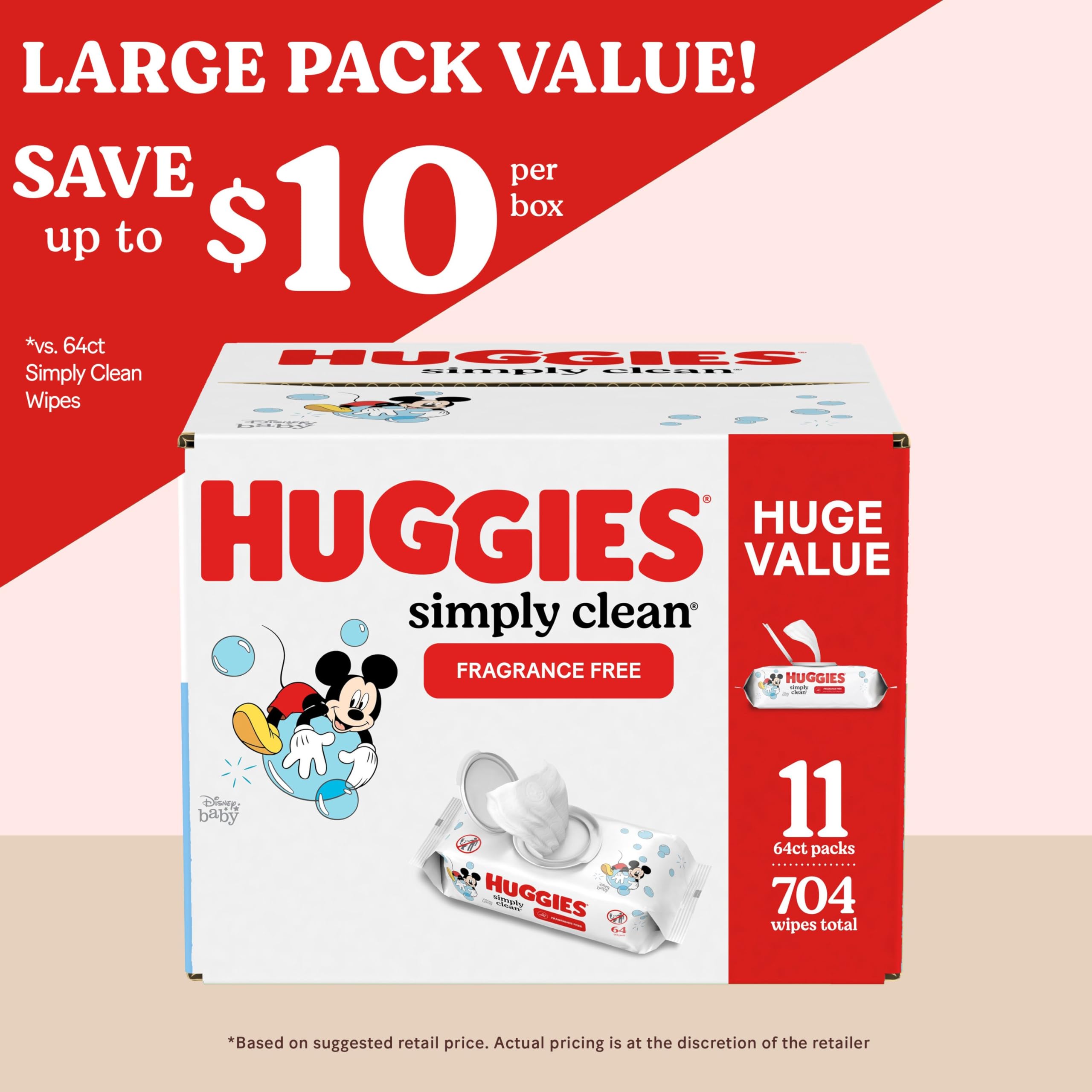 Foto 3 | Toallitas Húmedas Huggies Simply Clean 704 Sin Fragancia - Venta Internacional.