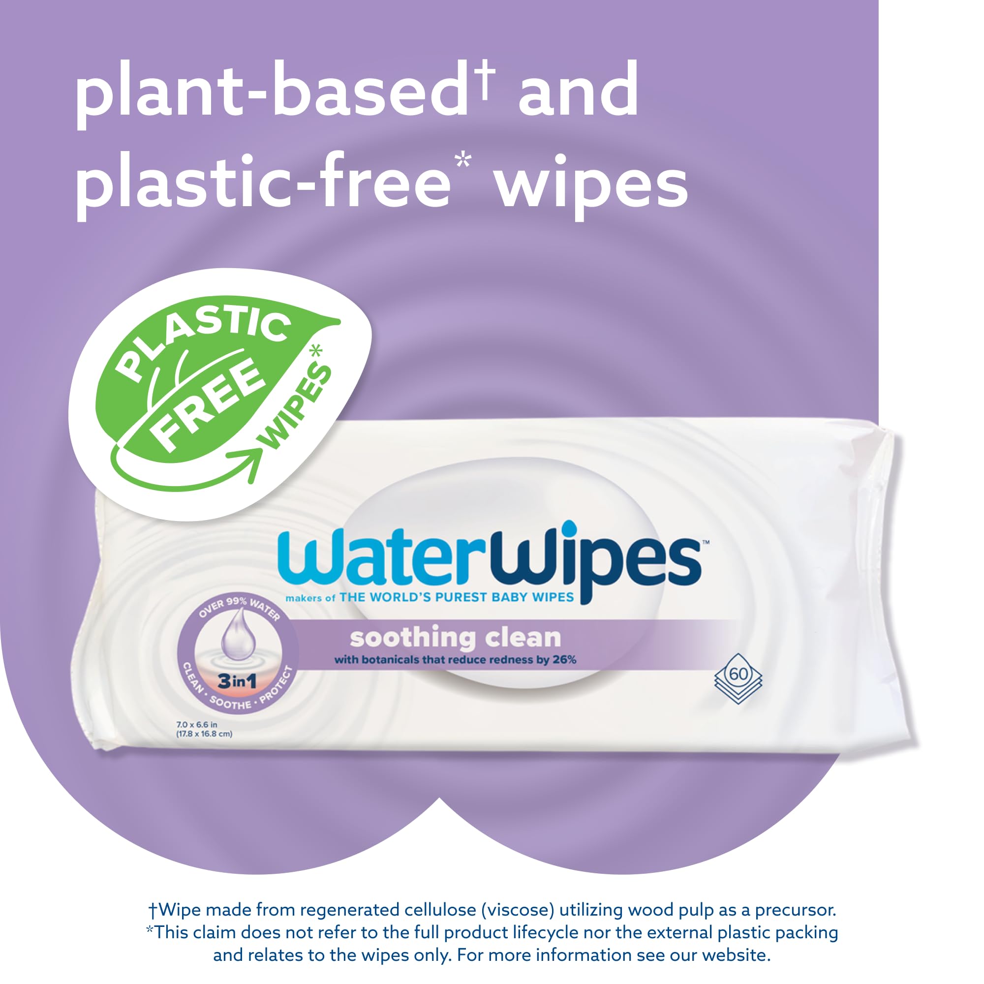 Foto 5 | Toallitas Para Bebés Waterwipes Soothing Clean, 99% A Base De Agua, 360 Unidades - Venta Internacional.