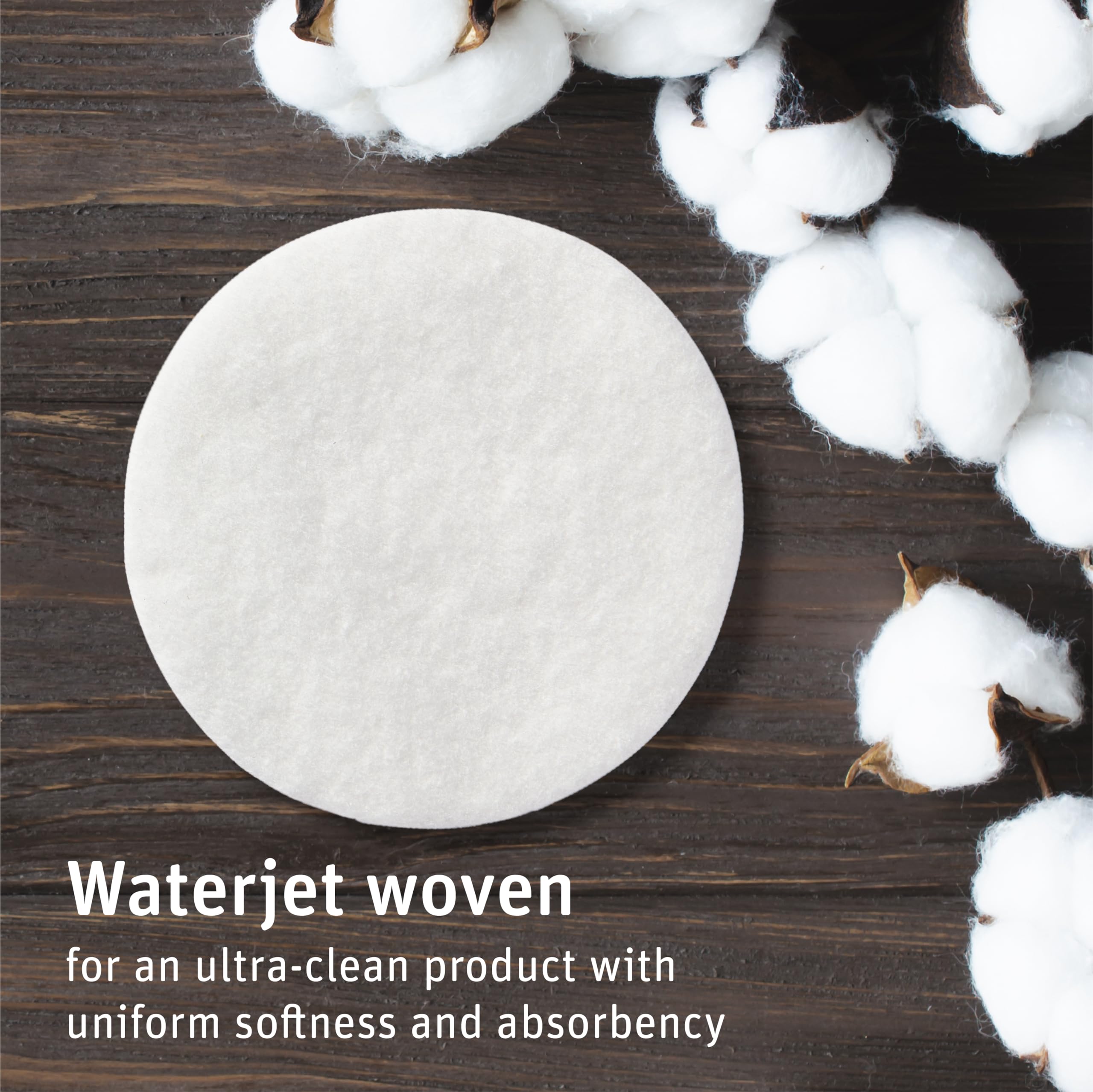 Foto 5 pulgar | Cotton Rounds Medline Simply Soft Premium Organic 300 Almohadillas - Venta Internacional.