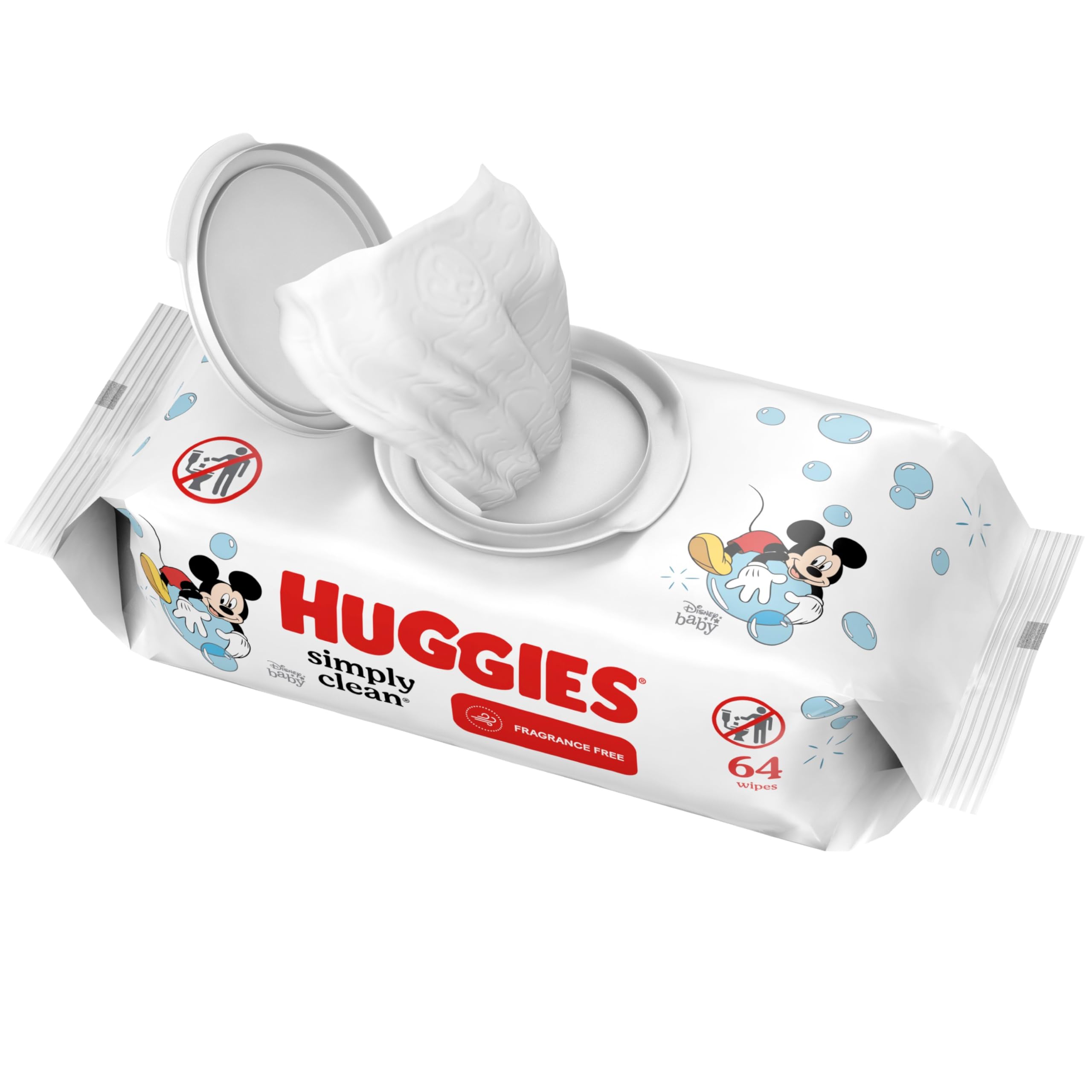 Foto 1 | Toallitas Para Bebés Huggies Simply Clean, Sin Fragancia, 64 Toallitas - Venta Internacional.