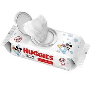 Foto 1 | Toallitas Para Bebés Huggies Simply Clean, Sin Fragancia, 64 Toallitas - Venta Internacional.