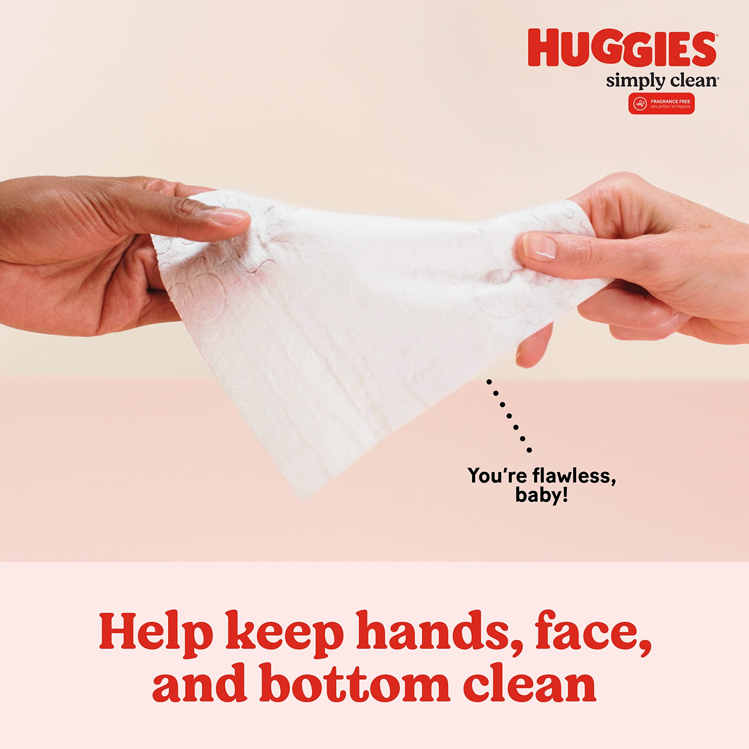 Foto 3 | Toallitas Para Bebés Huggies Simply Clean, Sin Fragancia, 64 Toallitas - Venta Internacional.