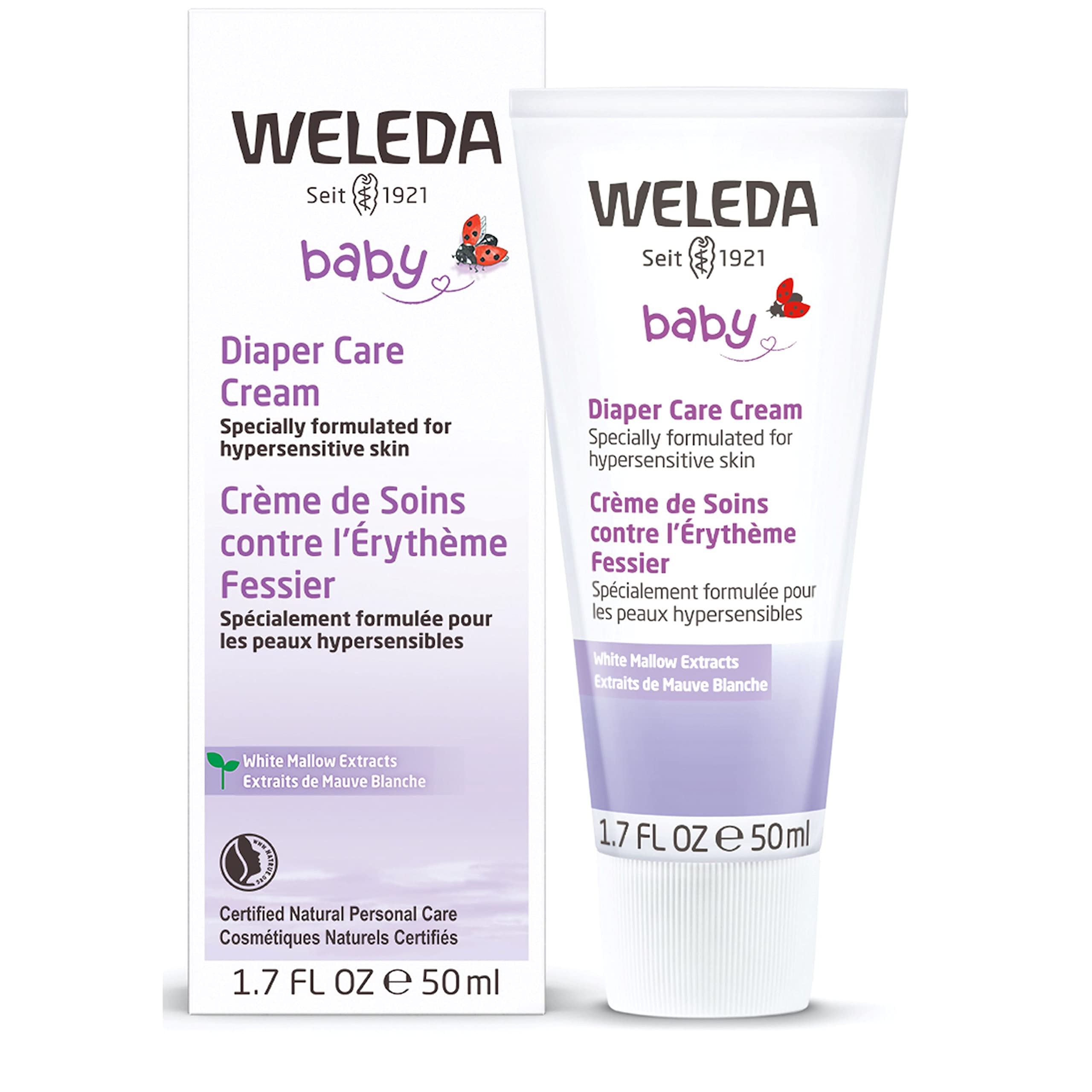 Foto 3 pulgar | Crema Para El Cuidado Del Pañal Weleda Baby White Mallow 50 Ml (paquete De 2) - Venta Internacional.