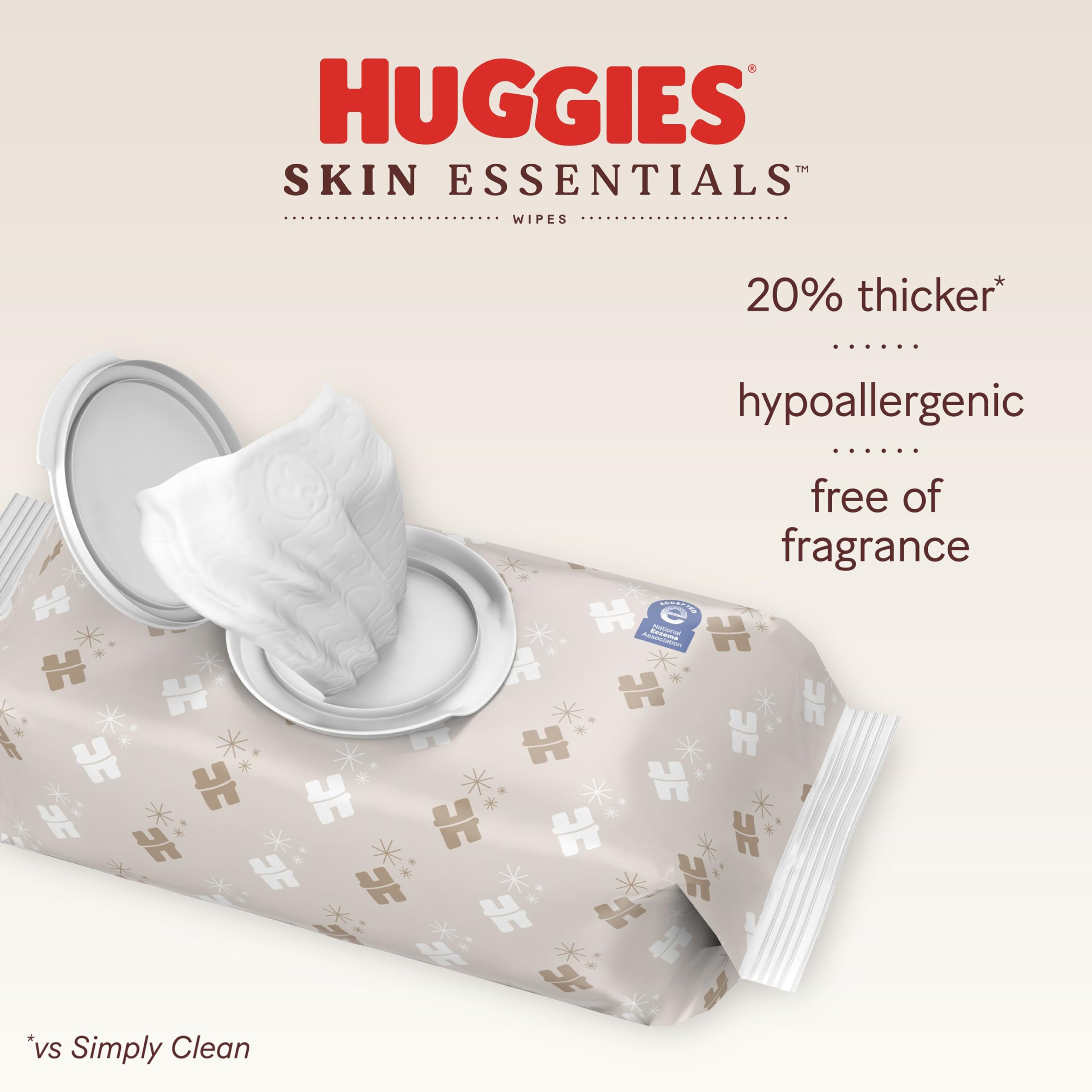 Foto 3 pulgar | Toallitas Húmedas Huggies Skin Essentials Con 99% De Agua, 336 Unidades - Venta Internacional.
