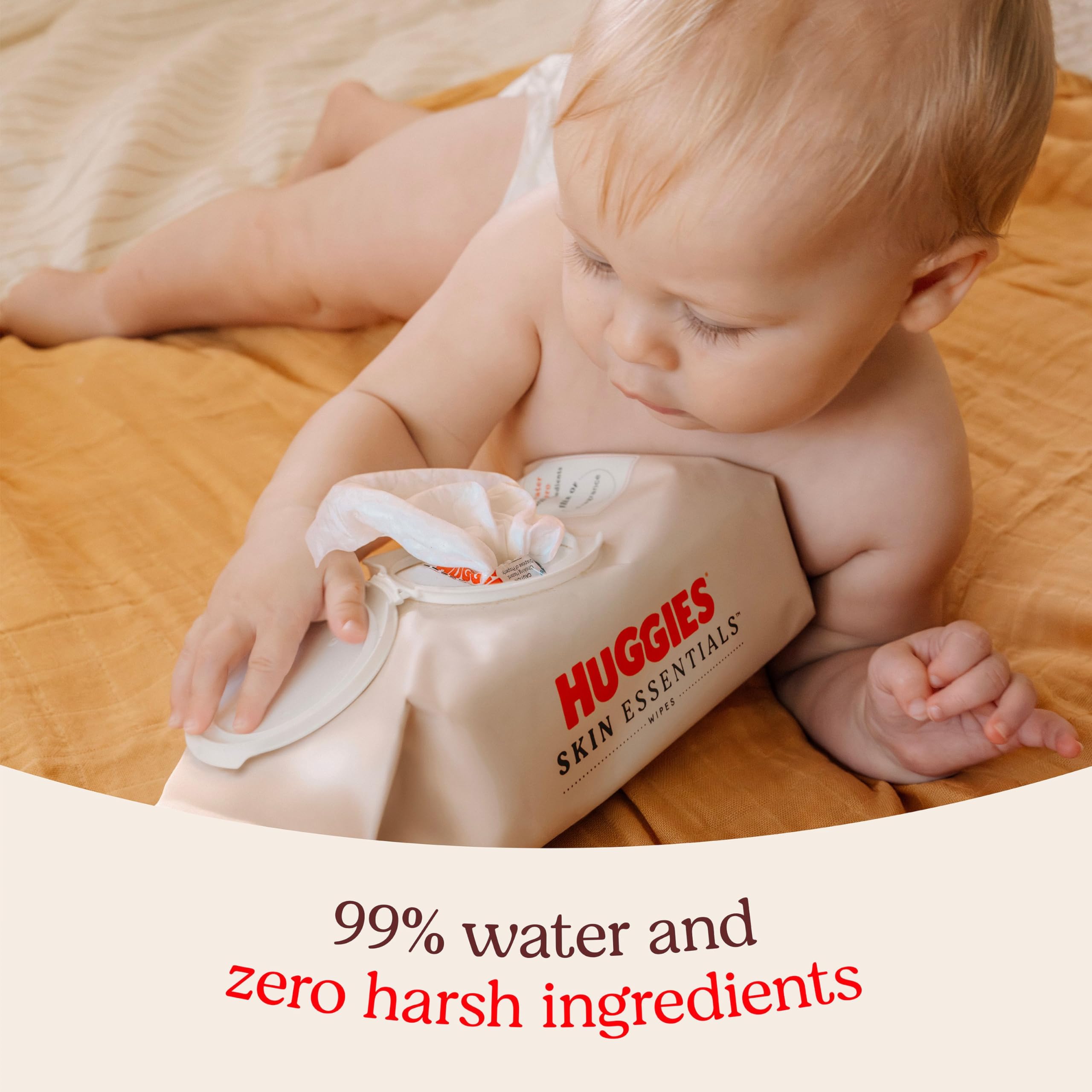 Foto 4 pulgar | Toallitas Húmedas Huggies Skin Essentials Con 99% De Agua, 336 Unidades - Venta Internacional.