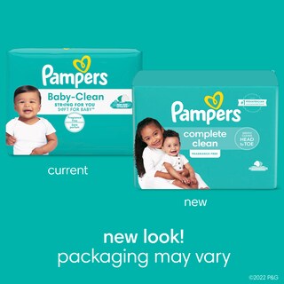 Foto 2 | Toallitas Pampers Complete Clean Con Aroma 432 Para Bebés - Venta Internacional.