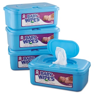 Foto 4 | Toallitas Royal Rpbwu80 Para Bebés, 80 Toallitas Blancas, 12 Cajas - Venta Internacional.