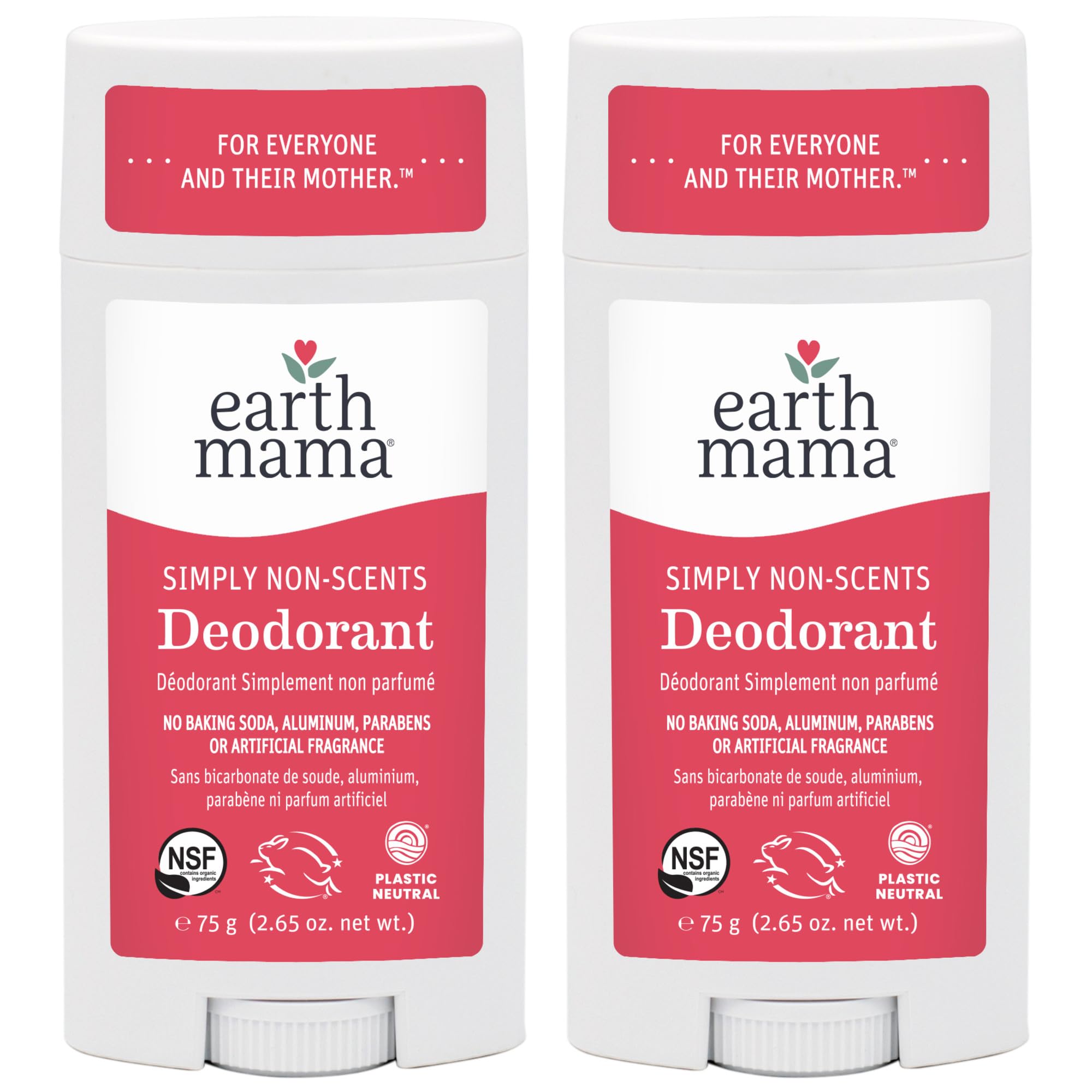 Foto 2 pulgar | Desodorante Earth Mama Simply Non-scents, Sin Perfume, 78 Ml (paquete De 2) - Venta Internacional.