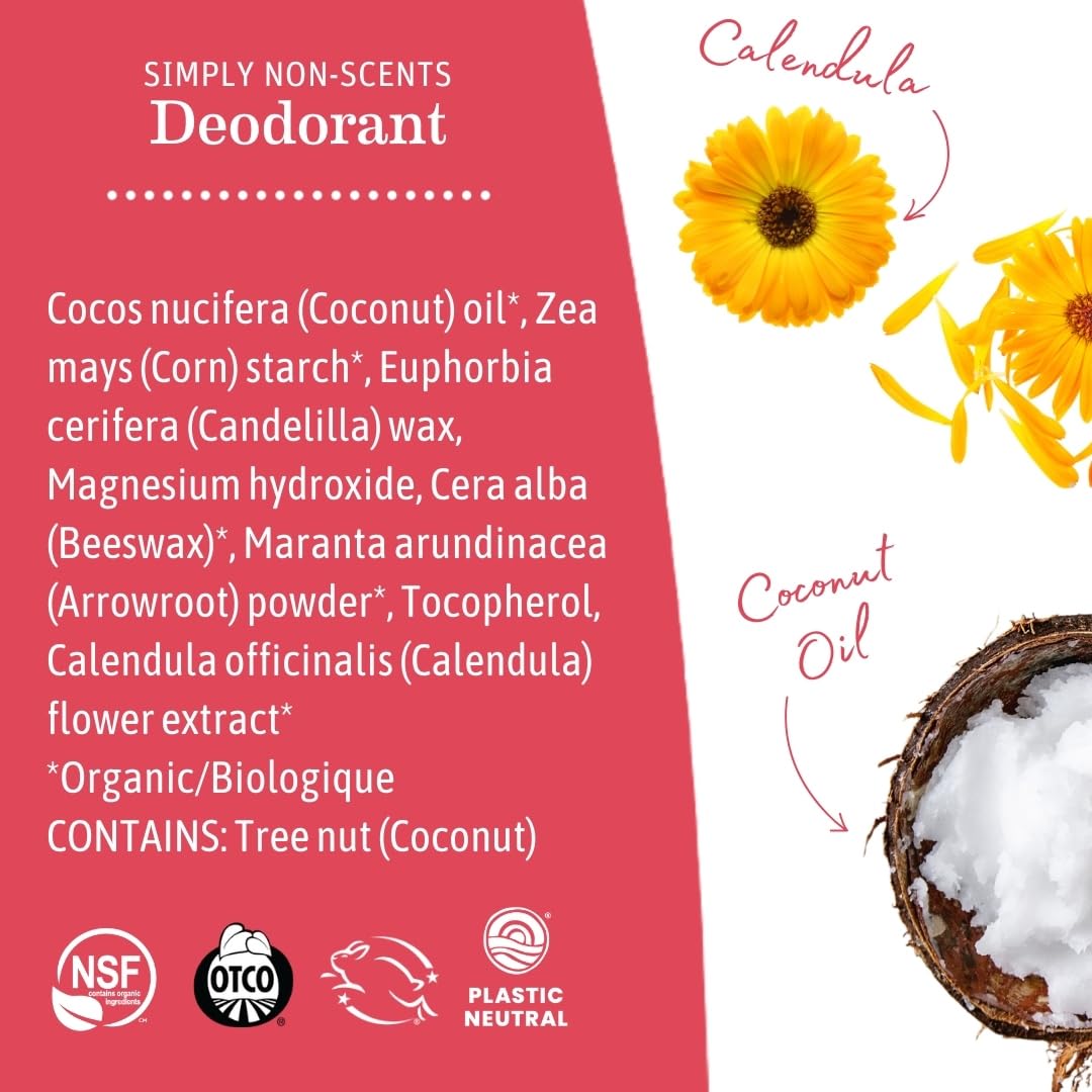 Foto 7 pulgar | Desodorante Earth Mama Simply Non-scents, Sin Perfume, 78 Ml (paquete De 2) - Venta Internacional.