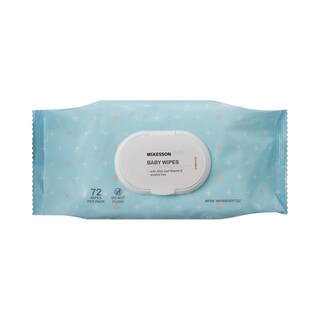 Foto 1 | Toallitas Para Bebés Mckesson Con Aloe Y Vitamina E Sin Perfume 72x12 - Venta Internacional.