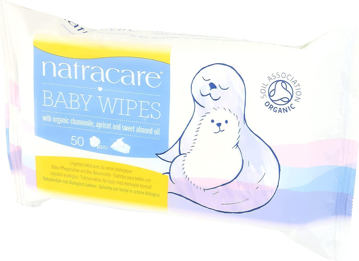 Foto 5 | Toallitas Húmedas Para Bebés Natracare De Algodón Orgánico De 50 Quilates (paquete De 6) - Venta Internacional.