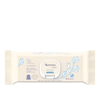 Foto 1 | Toallitas Para Bebés Aveeno Baby Sensitive All Over 64 Unidades X Paquete De 2 - Venta Internacional.